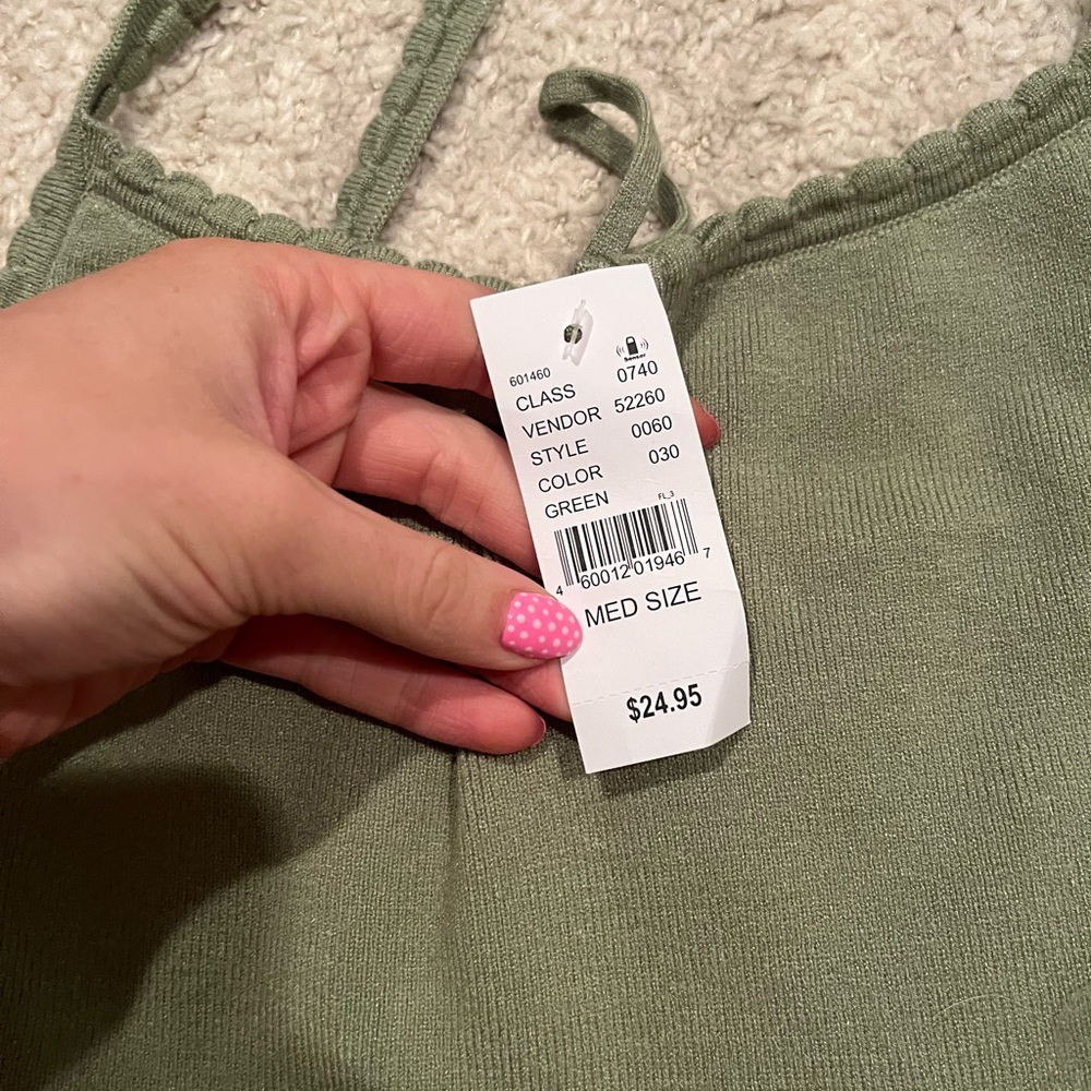 PacSun sage Green Tank Top - Picture 4 of 4